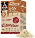 Fidobióticos Buena Guts for Medium Mutts Probiotic for Dogs, 6 Billion CFUs, 11 Strains, 5 Digestive Enzymes, 2 Prebiotics, Digestive Gut Health for Dogs, Adult &amp; Puppy Probiotics Supplements (30 Days)
