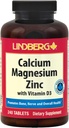 Calcio Magnesio Zinc ← 240 Caplets Silencio con Vitamin D3 y Boron Silencio Vegetariano, No GMO, Gluten Suplemento gratuito Silencio Por Lindberg