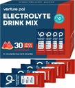 Venture Pal High Sodium Sugar Free Electrolytes Powder Packet - Hydration Packets with Vitamin, Sodium " Potassium ← Cero calorías ANTE Vegan, Keto &amp; Paleo Friendly Electrolyte Drink Mix - 30 Sticks