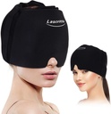 Migraine Headache Relief Cap, Headache Relief Hat &amp; Migraine Cap Cold Compress, Migraine Relief Cap, Cool Gel Head Wrap, Cold Compress Migraine Relief Products Device for Tension & Stress