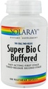 SOLARAY Super Bio Vitamina C 1000mg, Buffered, Time Release Capsules with Bioflavonoids, Two-Stage for High Absorption & All Day Immune Support, Vegan, 60 Day Guarantee, 50 Servings, 100 VegCaps