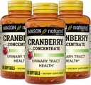MASON NATURAL Cranberry 12:1 Concentrarse con Vitamina C &amp; E, Soporta Immune &amp; Urinary Health, 90 cápsulas, Pack de 3