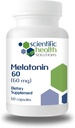 Melatonina 60mg ← Alta dosis Melatonina en cápsulas fáciles de cambiar Ø Vegan, No Gluten-Free ← US-Made Extra Strength Melatonin (Single)