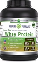 Amazing Formulas Grass-Fed Whey Protein Supplement | Chocolate Flavor | 25 G Protein Per Serving | Non-GMO | Gluten-Free | Made in USA