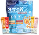 mereK Electrolyte Hydration Powder Suplementos 32 Sachets Easy Open Single-Serving Perfect for Workout Essential for Daily Hydration Needs No Sugar, No Calories, Keto Friendly