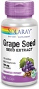 SOLARAY Grape Seed Extract 200 mg Más Complejo Bioflavonoide ← Saludable Cardiovascular " Blood Vessel Support ← 60 VegCaps
