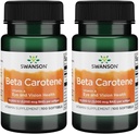 Swanson Beta-Caroteno (Vitamin A) Skin Eye Immune System Health Antioxidant Support 10000 Iu (3000 mcg) 100 Sgels (2 Pack)