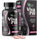 America Medic &amp; Science VivaPill for Women (120 Capsules) Vitaminas para el cabello, la piel y las uñas ¦ Revitalizing Formula Pills with Biotin, Dietary Supplement for Hair Growth with Collagen and Keratin