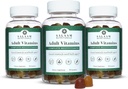 Nutricionales de Salaam - Multivitaminas de Adultos, Gummies de Vitamina para Mujeres y Hombres, Multivitaminas para Adultos con 11 Vitaminas y Minerales Esenciales, 90 Conde, 3 Packs
