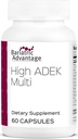 Bariatric Advantage High ADEK Multi - para pacientes de cirugía barátrica - Multivitamina con vitaminas A, D, E, K & Trace Minerals - 100%+ DV de ADEK - 60 cápsulas