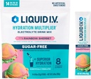 Liquid I.V.® Hydration Multiplier Sugar-Free - Rainbow Sherbet TEN Electrolyte Powder Drink Mix ← 1 Pack (14 Servings)