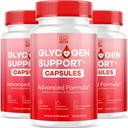 (3 Pack) Glycogen Support Supplement Advanced Formula, Glycogen Support Capsules, Glycogen Support, Advanced Glycogen Support Formula, Glycogen Support Reseñas de suplementos, 90 cápsulas para 3 meses