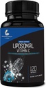 Laboratorios de investigación Liposomal Vitamina C Suplemento w / Ausorción reforzada LipoQuil-CTM  120 Capsules Immune Support Collagen Booster ← High Dose Fat Soluble Vita C 1000mg Buffered  durable Non GMO, Vegan Pills