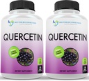 DOCTOR RECOMENDADO SUPPLEMENTOS Quercetin 1000mg Por Serving - Suplemento de vitaminas, (Vegan peru Non-GMO) (120 cápsulas vegetarianas, paquete de 2)