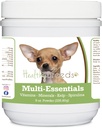 Hierbas saludables Chihuahua Multi-Esenciales Polvo para perros - un suplemento ideal de vitaminas, minerales y antioxidantes para su perro - 8 oz