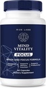rize labs Mind Vitality Focus Brain Supplement to Boost Focus and Concentration & Avoid Mid-Afternoon Fatigue (60 Capsules)