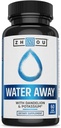 ZHOU Water Away Herbal Fórmula para el Equilibrio Fluido Saludable Silencioso con Dandelion, Potasio, Té Verde &amp; Más