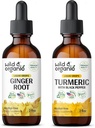 Ginger Root Tincture 2 fl oz &amp; Turmeric Tincture 2 fl oz