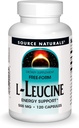 Fuente Naturales L-Leucine, 500mg, 120 cápsulas