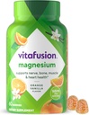 vitafusion Magnesium Gummy Suplemento, Traiga calma a su rutina de vitaminas, Tropical Citrus Flavor, 60 Gummies