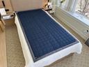 Tejido de acero inoxidable Queen Mat, 59x79 pulgadas (navy)