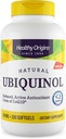 Orígenes saludables Ubiquinol (formulario activo de CoQ10), 50 mg - Suplementos de Ubiquinol para la salud del corazón " Apoyo antioxidante - Suplemento no Gluten libre " , 150 Softgels