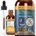 MunoMax - Advanced Immune Support Supplement - Liquid Delivery for Better Absorption - Echinacea, Astragalus, Reishi, Goldenseal, Elderberry &amp; More!