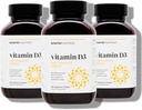 SMARTERNUTRITION Vegan Vitamina D3 5000 UI + Vitamina Natural K2 1100 mcg en Coco orgánico &amp; Aceite de Oliva - D3 K2 Suplemento para Immune &amp; Bone Support - 180 Softgels[90 Day Supply]