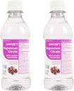 Swan Magnesium Citrate Oral Laxitive Solution for Occasional Constipation Grape Flavor (2-10oz Bottles)