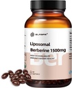 Liposomal Berberine Suplemento 1500mg,Liposomal Berberine HCL,High Bioavailability,Support Liver &amp; Heart Health,AMPK Activator for Men &amp; Women,Non-GMO,Gluten-Free,60 Softgels