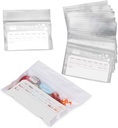 Deke Home - 100 Pack Clear Resealable Pill Bags (4x2.75 in), Travel Medicine Pouches with Write-On Label, BPA-Free Disposable Pill Organizer for Medications, Vitamins &amp; Supplements