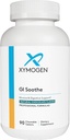 XYMOGEN Gut Health Supplements - GI Soothe Chocolate - Slippery Elm Bark, Licorice Root Extract &amp; Marshmallow Root - Promover GI Lining Health, Mild Bloating Relief & Digestive Comfort (90 Tablets)