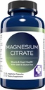 MD. Citrato de magnesio de vida 250 mg – 60 cápsulas – Suplemento de alto grado de absorción de magnesio – cápsulas fáciles de cambiar para el músculo, el nervio, el corazón, el sueño y el hueso