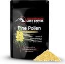 Pine Pollen Powder - Non-Irradiated, Wild Harvested, Cell Wall Cracked - Supplement Great for Men and Women for Energy, Vitality and Longevity (250 Grams)