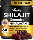 Himalayan Shilajit Gummies for Men &amp; Women - Pure Shilajit for Men Gummies - Sugar Free Gummy Supplements with Fulvic Acid - Healthy Aging, Immune & Energy Support - 60 Count