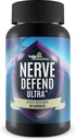 Nerve Defense Ultra - Nerve Health Support Supplement - Magnesium, Calcium, Vitamin D - Support Healthy Nerve Function & Circulation - Help Soothe Nerve Discomfort in Fingers, Hands, Toes, &amp; Feet