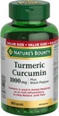 Rebote Turmeric Curcumin 1000mg Plus Black Pepper, 90 cápsulas
