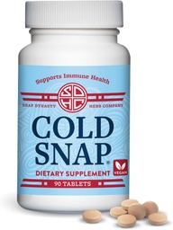 Snap Dynasty Cold - 90ct Tablets, Vegan Plant Based Immune Support Suplemento