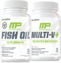 Muscle Pharm Essentials Multi-V+ & MusclePharm Essentials Fish Oil Elite Omega 3 Suplemento