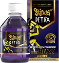 Stinger Detox Buzz 5X Extra Strength Drink – Grape Flavor – 8 FL OZ - 2 Pack