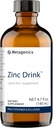 Metagenics Zinc Drink - Trace Mineral - Immune System & Enzymes Support* - with Zinc Sulfate - Non-GMO, Gluten-Free, Vegetarian - 4.7 fl oz