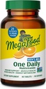 MegaFood Men's 40+ One Daily Multivitamin for Men With Vitamin B, Vitamina D3, Selenium, Zinc & Real Food - Immune Support, Energy Metabolism, y Muscle & Bone Health – Non GMO; Vegetarian - 90 Tabs