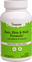 Vitacost Hair, Skin & Nails Formula con MSM y B Vitaminas - 60 Tabletas
