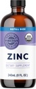 Suplementos Zinc Orgánicos Vimergy para Hombres (7.5mg Zinc líquido por ser) Apoyo a la absorción rápida, promueve la piel de huesos saludables, USDA Certified Organic, Vegan, Hasta 120 Servings (240mL)