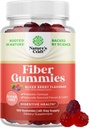 Fiber Gummies for Adults - Chicory Root Suplemento con Prebiotic Support for Gut & Digestive Health - Soluble Digestion Capsules for Stomach Regulation & Immune Aid - Sugar Free & Vegan - 120 Count