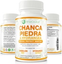 Max Strength Chanca Piedra, Hydrangea & Dandelion Root - Natural Kidney & Gallbladder Formula - Stone Breaker, Flush Impurities, Cleanse Urinary Tract - Mejorado con BioPerine. 60 cápsulas de verduras.