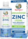 MaryRuth Orgánicas Suplemento Nutricional Silencio Liposomal Zinc líquido Suplemento con Vitamina E TENIDO Salud general y cuidado de la piel TEN Blueberry ANTE Vegan, No Gluten Libre, No Sugar Añadido Ø 15.22 Fl Oz