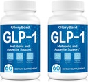GLP-1 Support,GLP-1 Supplement, Support GLP-1 Level Naturally, Natural GLP-1 Supplement for Men &amp; Women, Take before Meal - 60 Capsule (2 Packs)