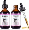 Collagen for Dogs, Dog Collagen Liquid Drops with Biotin, MSM & Ginger Digestive &amp; Immunity Support, Itch Relief, Skin & Coat and Joint Health, Dog Supplement 60ml-2pcs