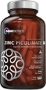 OmniBiotics Zinc Picolinate 30mg Suplemento – Zinc de alta absorción para el sistema inmunológico, la piel sana y el apoyo energético – 180 cápsulas Vegan